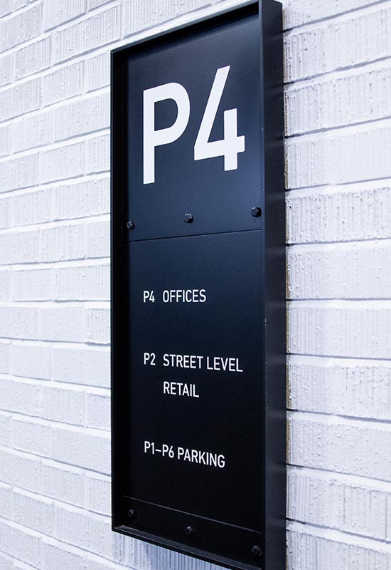 Landmark Center Elevator Signage