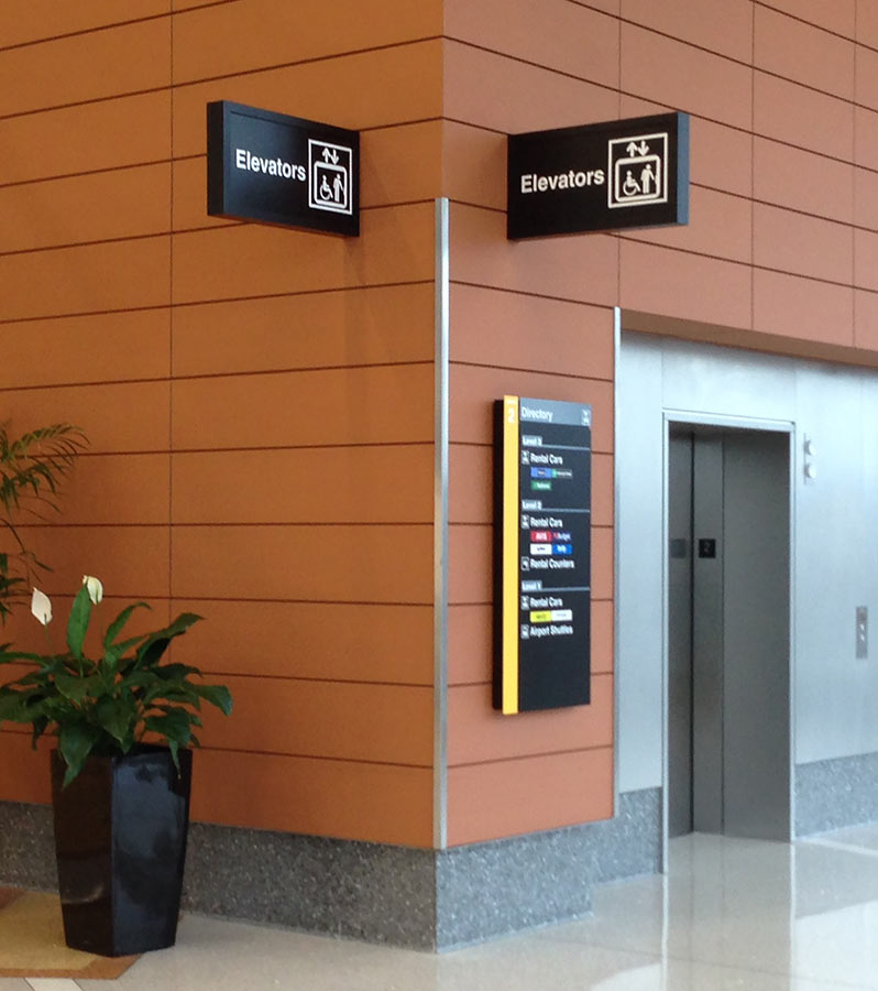 Logan Airport Wayfinding Signage