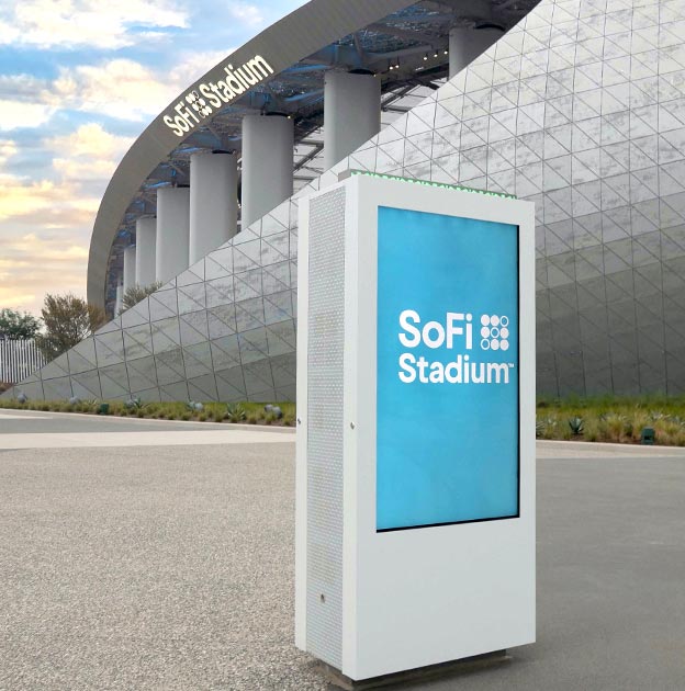 SoFi LA Stadium Village Digital Kiosk
