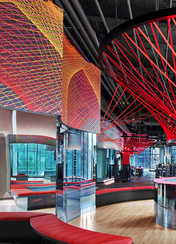 Wilshire Grand Center Applied Wall Graphics